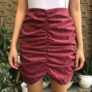 Zara ruched skirt